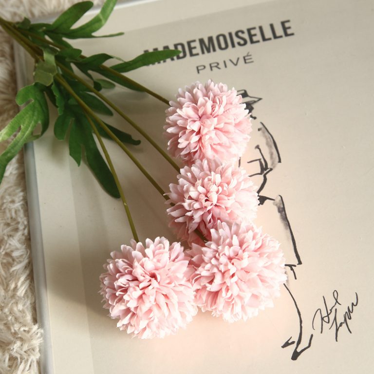 Artificial Flower Dandelion 4 Heads Artificial Flowers Store